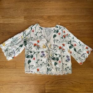 Romantic Floral Blouse